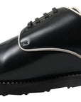 Dolce & Gabbana Elegant Black and White Formal Men's Shoes