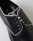 Dolce & Gabbana Elegant Black and White Formal Men's Shoes
