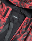 Dolce & Gabbana Radiant Red Leopard Print Hooded Jacket