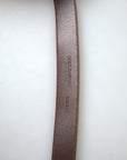 Dolce & Gabbana Elegant Beige Leather Belt with Metal Buckle
