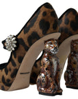 Dolce & Gabbana Elegant Leopard Heel Pumps for Chic Sophistication