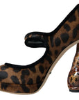 Dolce & Gabbana Elegant Leopard Heel Pumps for Chic Sophistication