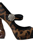 Dolce & Gabbana Elegant Leopard Heel Pumps for Chic Sophistication
