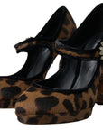 Dolce & Gabbana Elegant Leopard Heel Pumps for Chic Sophistication