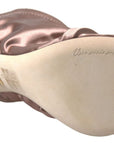 Dolce & Gabbana Elegant Slingback Stiletto Heels in Light Brown