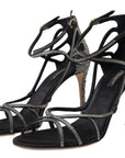 Dolce & Gabbana Elegant Keira Rhinestone Stiletto Sandals