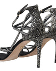 Dolce & Gabbana Elegant Keira Rhinestone Stiletto Sandals