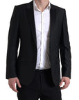 Dolce & Gabbana Exquisite Slim Fit Wool-Blend Blazer