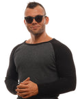 Ermenegildo Zegna Brown Men Sunglasses