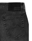 Jacob Cohen Elegant Slim Fit Black Stretch Jeans