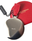 Dolce & Gabbana Elegant Red Leather Mirror Holder