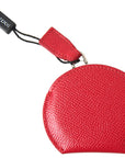 Dolce & Gabbana Elegant Red Leather Mirror Holder