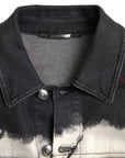 Dolce & Gabbana Multicolor Cotton Stretch Denim Jacket