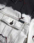Dolce & Gabbana Multicolor Cotton Stretch Denim Jacket