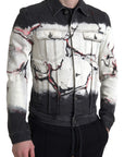 Dolce & Gabbana Multicolor Cotton Stretch Denim Jacket