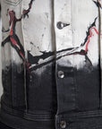 Dolce & Gabbana Multicolor Cotton Stretch Denim Jacket