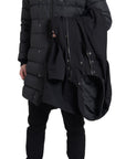 Dolce & Gabbana Elegant Black Hooded Trench Coat
