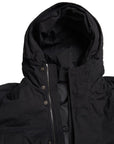 Dolce & Gabbana Elegant Black Hooded Trench Coat