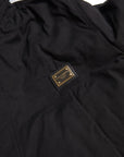 Dolce & Gabbana Elegant Black Hooded Trench Coat