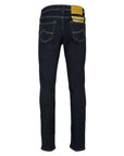 Jacob Cohen Elegant Slim Fit Dark Blue Designer Jeans