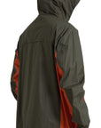 Dolce & Gabbana Elegant Hooded Full Zip Jacket in Green and Orange