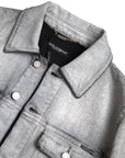 Dolce & Gabbana Elegant Gray Cotton Stretch Denim Jacket