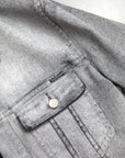 Dolce & Gabbana Elegant Gray Cotton Stretch Denim Jacket
