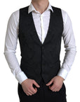 Dolce & Gabbana Elegant Black Formal Dress Vest