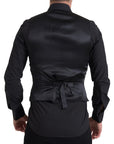 Dolce & Gabbana Elegant Gold Silk Formal Vest