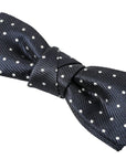 Dolce & Gabbana Elegant Blue Silk Bow Tie