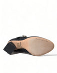 Dolce & Gabbana Chic Black Brocade Mary Janes Pumps
