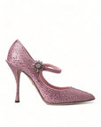 Dolce & Gabbana Enchanting Pink Crystal Pumps