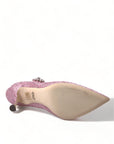 Dolce & Gabbana Enchanting Pink Crystal Pumps