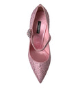 Dolce & Gabbana Enchanting Pink Crystal Pumps