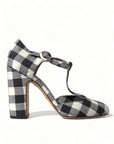 Dolce & Gabbana Chic Gingham T-Strap Pumps: Timeless Mary Jane Heels