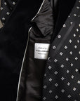 Dolce & Gabbana Elegant Geometric Patterned Slim Blazer