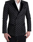 Dolce & Gabbana Elegant Geometric Patterned Slim Blazer