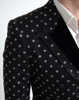 Dolce & Gabbana Elegant Geometric Patterned Slim Blazer