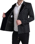 Dolce & Gabbana Elegant Geometric Patterned Slim Blazer
