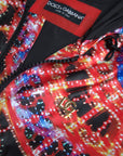 Dolce & Gabbana Multicolor Full Zip Hooded Sweater