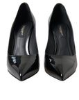 Dolce & Gabbana Elegant Black Patent Stiletto Heels