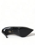 Dolce & Gabbana Elegant Black Patent Stiletto Heels
