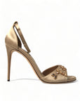 Dolce & Gabbana Crystal Embellished Heel Sandals