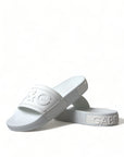 Dolce & Gabbana Elegant White Logo Slides