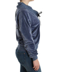 Cavalli Elegant Mock Sweater with Rhinestone Detail
