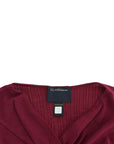 Cavalli Elegant Purple Keyhole Wool Sweater