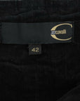 Cavalli Elegant Black Pencil Skirt for Sophisticated Style