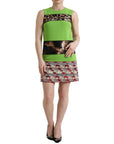 Dolce & Gabbana Chic Apple Green Shift Dress