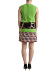 Dolce & Gabbana Chic Apple Green Shift Dress