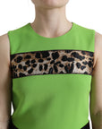Dolce & Gabbana Chic Apple Green Shift Dress